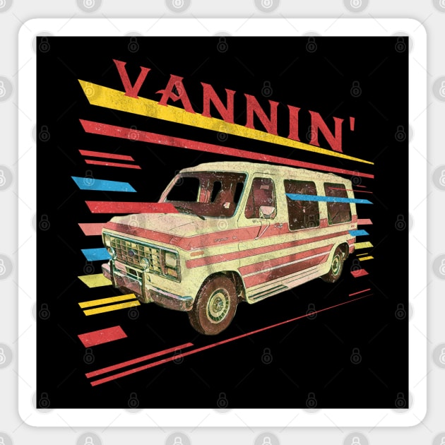 Vanning Vanner Van Life Magnet by karutees